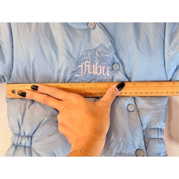 NWT Vintage FUBU The Collection Girls Hooded Snowsuit One Piece Baby 12 Months - Picture 10 of 11